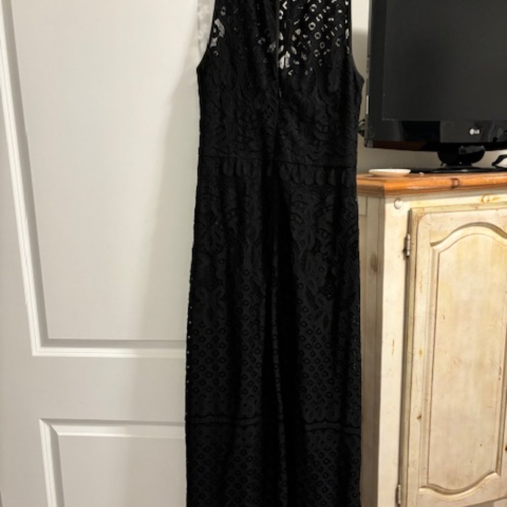 Vera Wang Formal Lace Maxi Dress - Picture 5 of 14